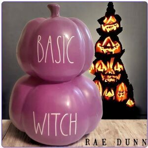 Rae Dunn Basic Witch Pumpkins